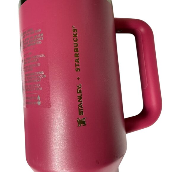 Stanley x Starbucks Winter Pink 40oz Tumbler Target Exclusive New ✅ Authentic ! - Picture 15 of 16
